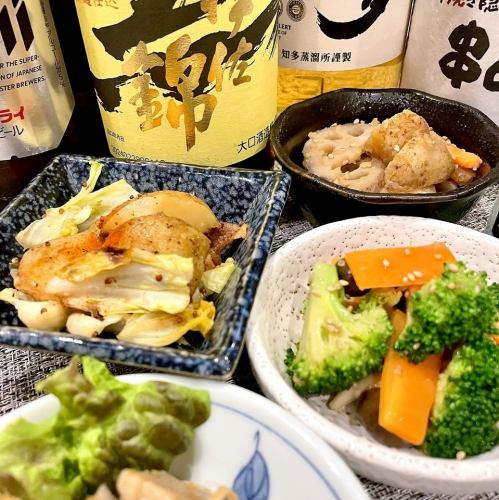 週替わりのおばんざいメニュー