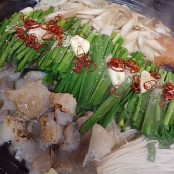 송년회에◎【모츠나베 코스】하카타 모츠나베·명물 스테이크 첨부 전 7품 음방 120분 6000→5000엔