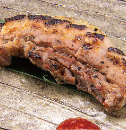 Grilled pork belly pickled in Koshi's Junmai Ginjo sake lees