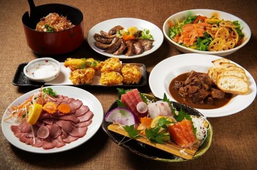 【燈-あかり-コース】6,000円(税込)2h飲み放題付！1番人気楽蔵厳選コース！