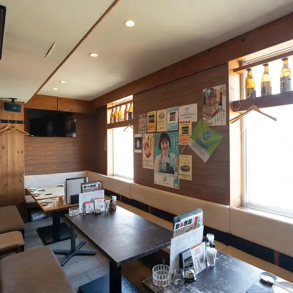 25人迄ＯＫの半個室席をご用意しています♪周りを気にせず宴会を楽しめる♪