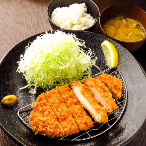 Loin cutlet set meal <Normal/Extra/Extra large>