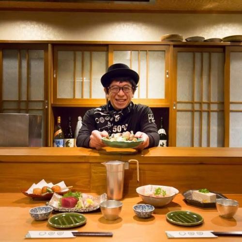 A full-fledged Japanese food counter where you can relax ◎ For a date ♪