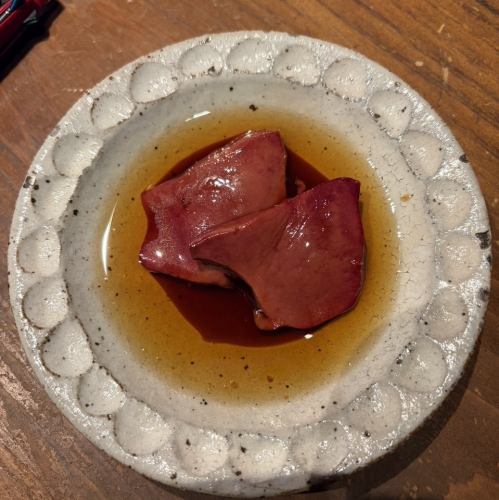 ◆まやくレバー◆鮮度にこだわったホルモン、ぷりっとした食感が堪らない一品。