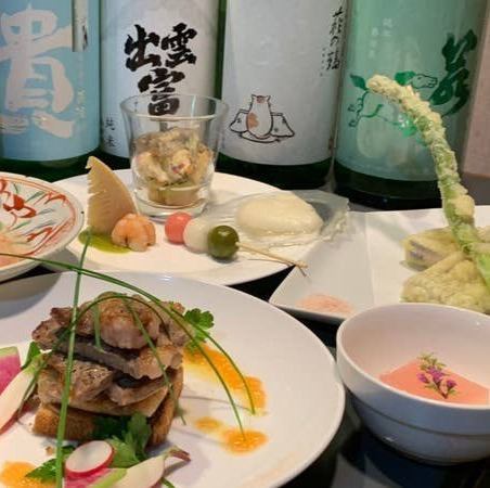 【2小时无限畅饮宴会套餐】推荐给各种派对!尽情享受所有8种创意日式菜肴。