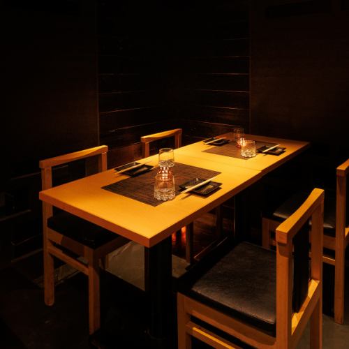 2名様～対応可能な個室！