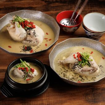 歓送迎会に◎【東京サムゲタン+肉汁鶏焼売＜竹コース＞】2H飲み放題付全7品5500円(税込6050円)