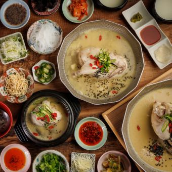 歓送迎会に◎【選べる東京サムゲタン+う巻き＜極コース＞】2H飲み放題付全8品7000円(税込7700円)