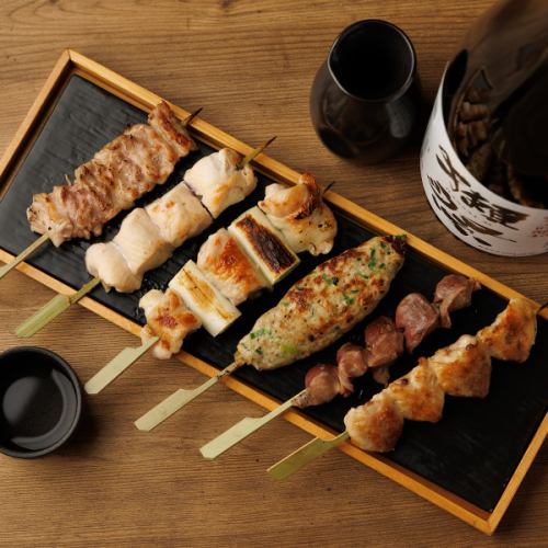 焼き鳥5本盛り合わせ