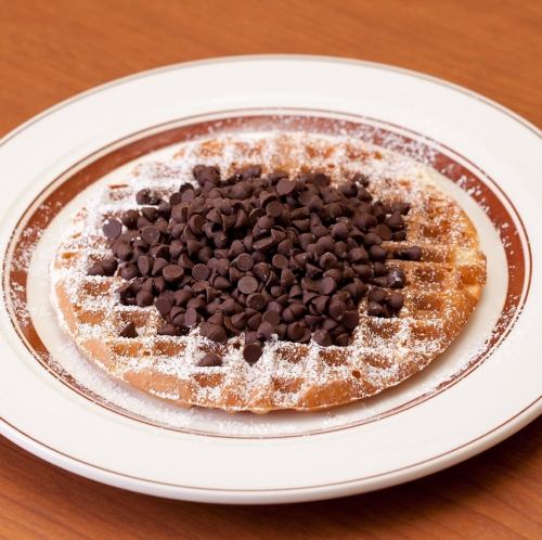 チョコレートチップワッフル