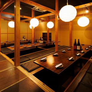 九州名物料理の食べ放題×完全個室×最大100名！究極の宴会スペック。