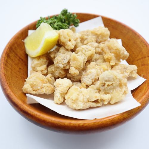 Crunchy young chicken fried nankotsu
