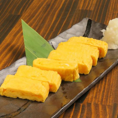 定番の出汁巻き玉子