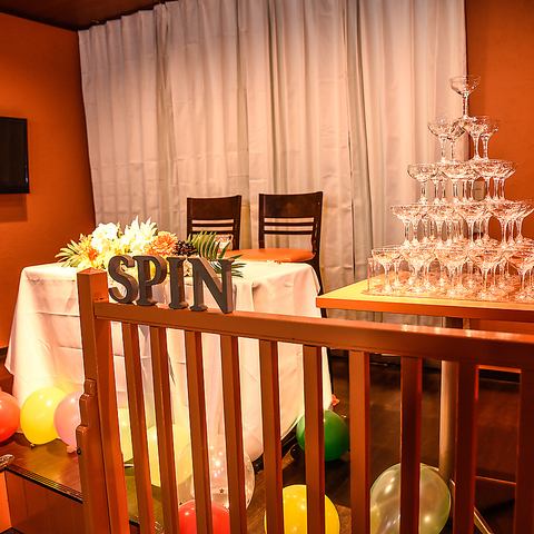 結婚式二次会も当店にお任せ！