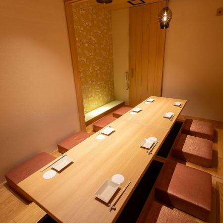 6～最大8名様までご利用頂ける宴会個室！少人数様での飲み会・宴会・プライベート・接待などあらゆるシーンでご利用頂けます♪周りを気にせずお食事をお楽しみ下さいませ。お得な宴会コースや飲み放題メニューもご用意しております。※画像はイメージです。