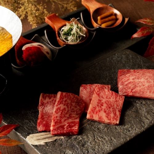 ◆牡丹春日套餐◆ 品尝我们引以为傲的平井牛肉和特制蘸酱。★迎宾和欢送会的理想之选★