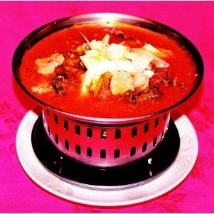22. Stewed Horumon Hot Pot Spicy