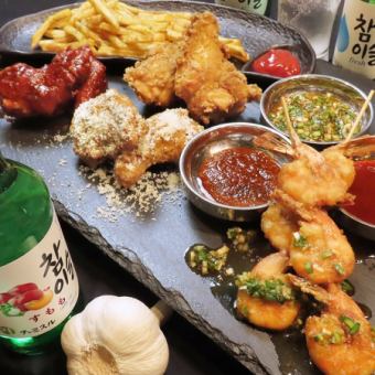 【韓国×旨辛×チーズ】韓国旨辛焼き☆約72種☆120分食べ飲放/日~木3480→2980円,金土祝前3480円