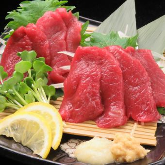 Lean Horsemeat Sashimi ~with Kyushu Sweet Soy Sauce~