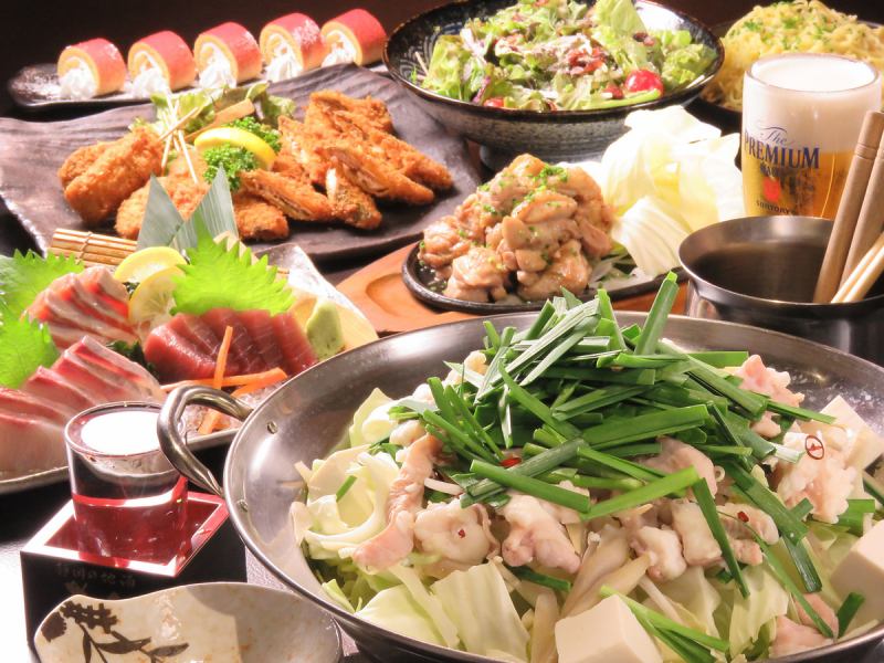 Courses with hot pot and 2 hours of all-you-can-drink are available from 3,500 yen (tax included).You don't have to go for a course!! Standard all-you-can-drink price starts from 1,650 yen (tax included) / All-you-can-drink includes local and non-prefectural sake from 2,530 yen (tax included)!