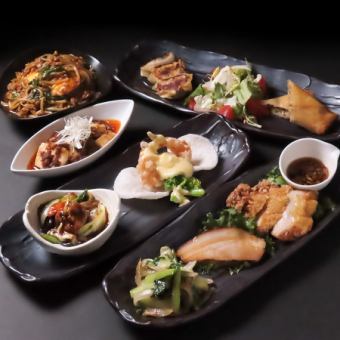 【人気No.1】黒烏龍茶飲放付！海老マヨや名物台湾炒飯など絶品中華11品4000円(税込)