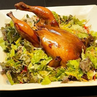 北京ダック（大）　本物のアヒルを丸々一羽焼き上げ！　※宴会オプション