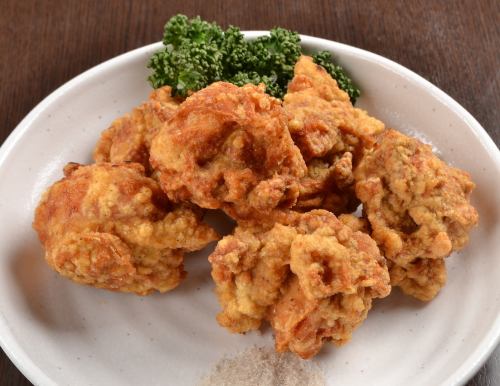 国産恵那鶏の唐揚げ定食 並