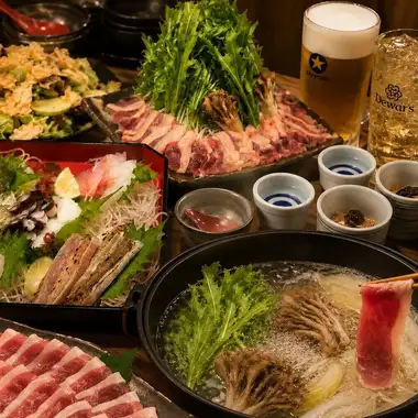 【夏宴会】ハリハリ河内鴨しゃぶしゃぶコース！究極全6品◇120分飲み放題付