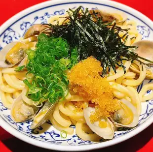 ボンゴレうどん