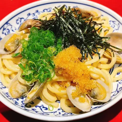 ボンゴレうどん