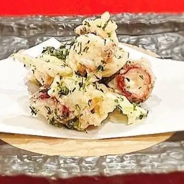 生タコの磯辺揚げ
