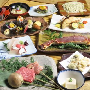 【懐石御料理】そば懐石コース 12500円(税込)