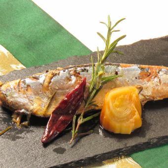 秋刀魚のコンフィ