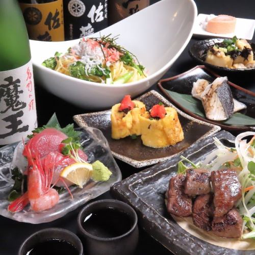 冬季宴席套餐 3,800日元 [含2小时畅饮] 心之标准套餐 ★ 嫩豆腐、汤羹等7道菜，3,800日元（含税）