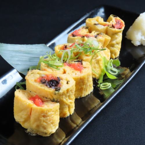 岩海苔明太チーズの出し巻玉子