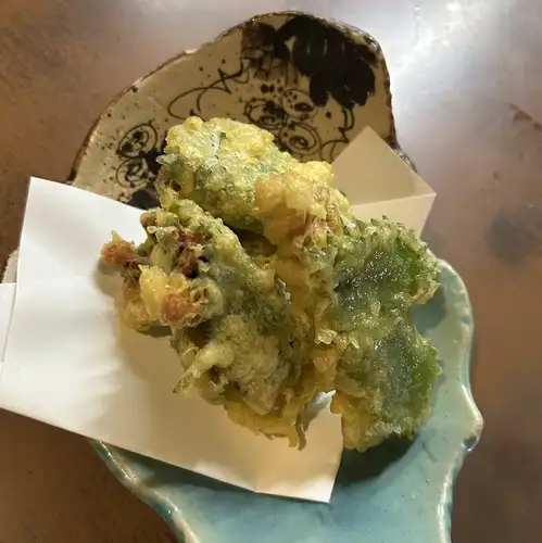 納豆と塩昆布のおつまみ天ぷら/ちょっと甘めの出し巻き玉子