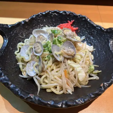 ボンゴレネギ塩焼きそば