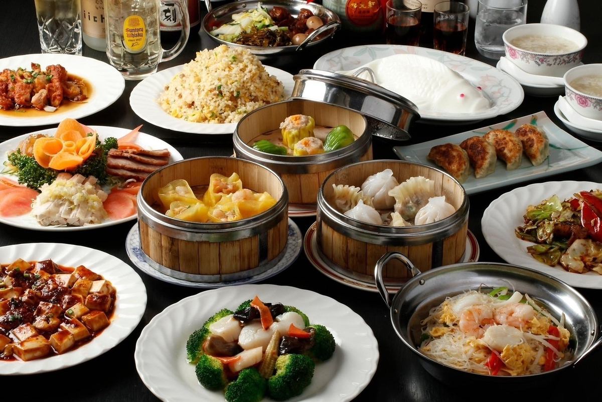 3-hour all-you-can-eat and drink course with over 140 authentic Chinese dishes! Unlimited cash