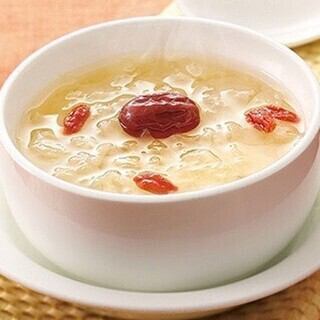 We also serve bird's nest, which is good for your beauty, made by an authentic chef.