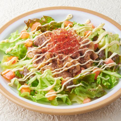 Bulgogi style grilled meat salad