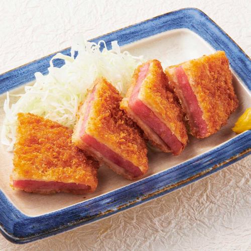 Thick-sliced pork ham cutlet