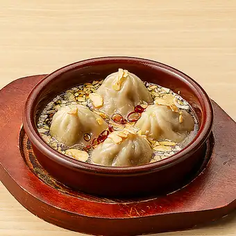 肉汁を逃さない！小籠包のアヒージョ