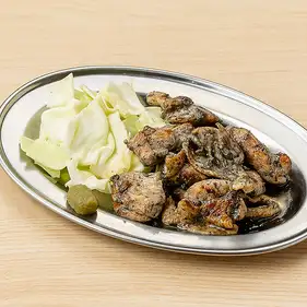 鶏もも肉黒炙り焼き
