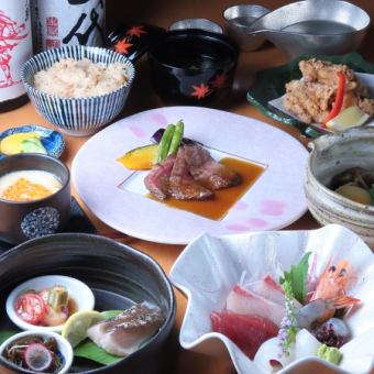 Recommended for welcoming and farewell parties [9 dishes using carefully selected seasonal ingredients] 6,600 yen course *Food only