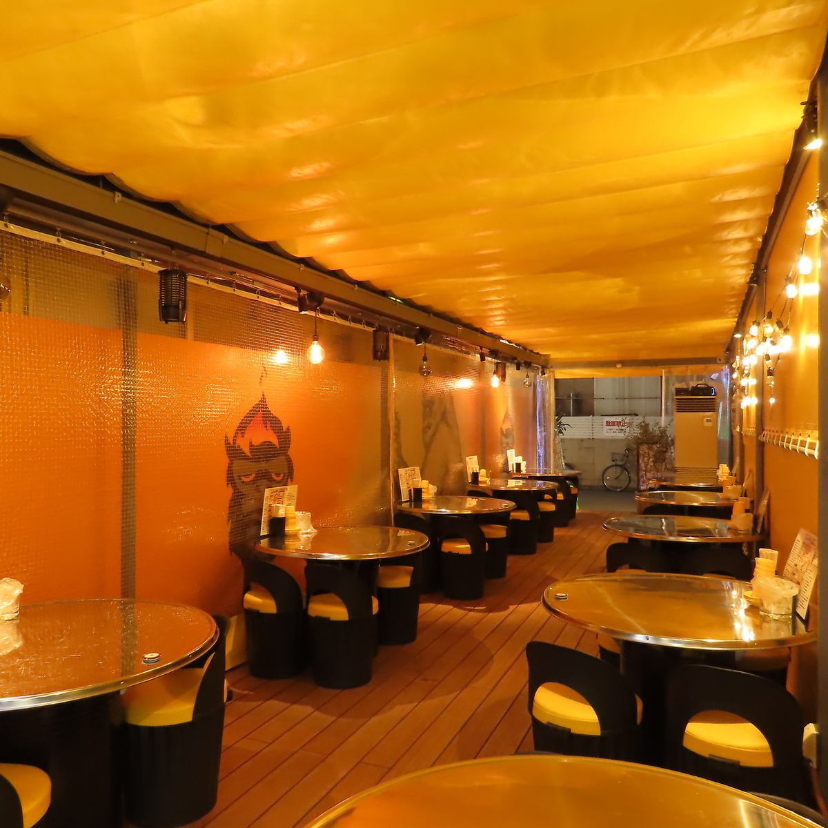 韓国の屋台を感じられる内装!