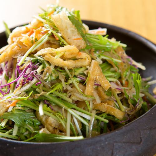 Kyoage and Chirimen Sansho Yuba Salad