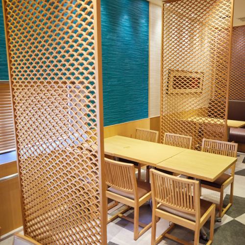 [Table seats] The bright and spacious interior is perfect for dining with family and friends☆ We have prepared a space where you can have a good time♪