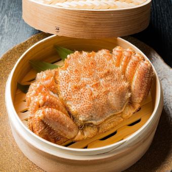 【2時間飲み放題付】蟹しゃぶとたっぷり寿司の海鮮満喫コース　6,000円(税込)