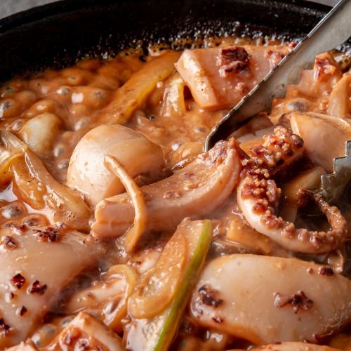 希少羅臼イカのゴロ肝和え焼き