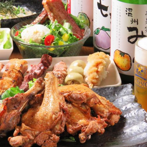 The banquet course with all-you-can-drink starts from 2980 yen! Very reasonable!